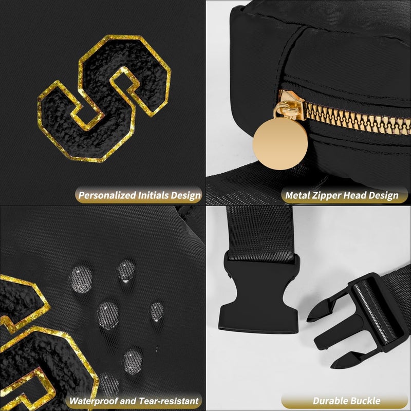Uygafly Gifts for Girls Teens Kids - Mini Belt Bag Crossbody Bag - Birthday Gifts for Daughter Sister Her,Teen Girl Essentials,Travel Essentials,Cute Teen Trendy Stuff - Black,S - Image 4